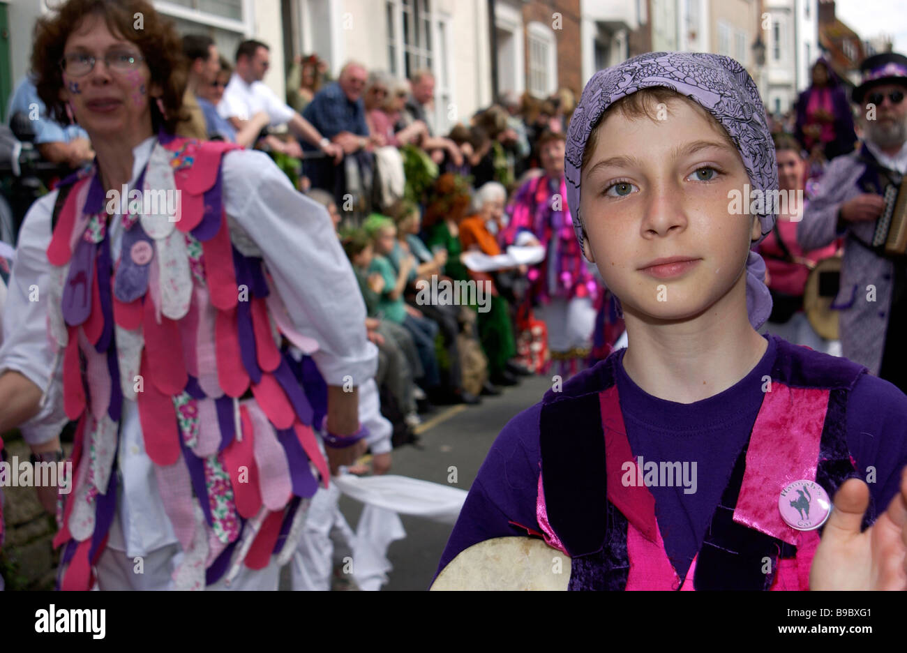 Jack in the Green festival Mayday. Hastings, East Sussex, England, UK Banque D'Images