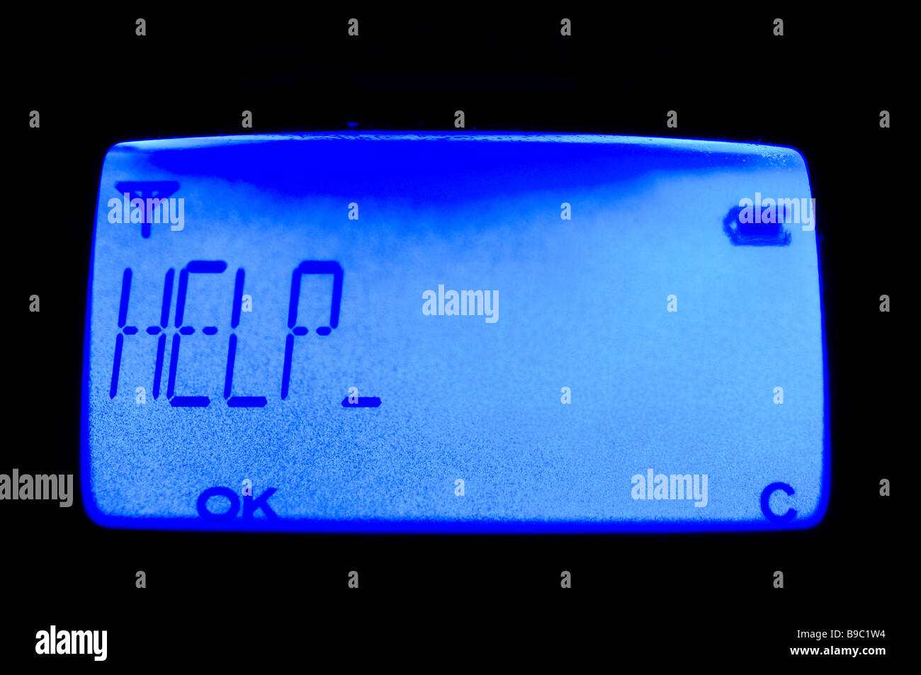 Concept coup de demander de l'aide Banque D'Images