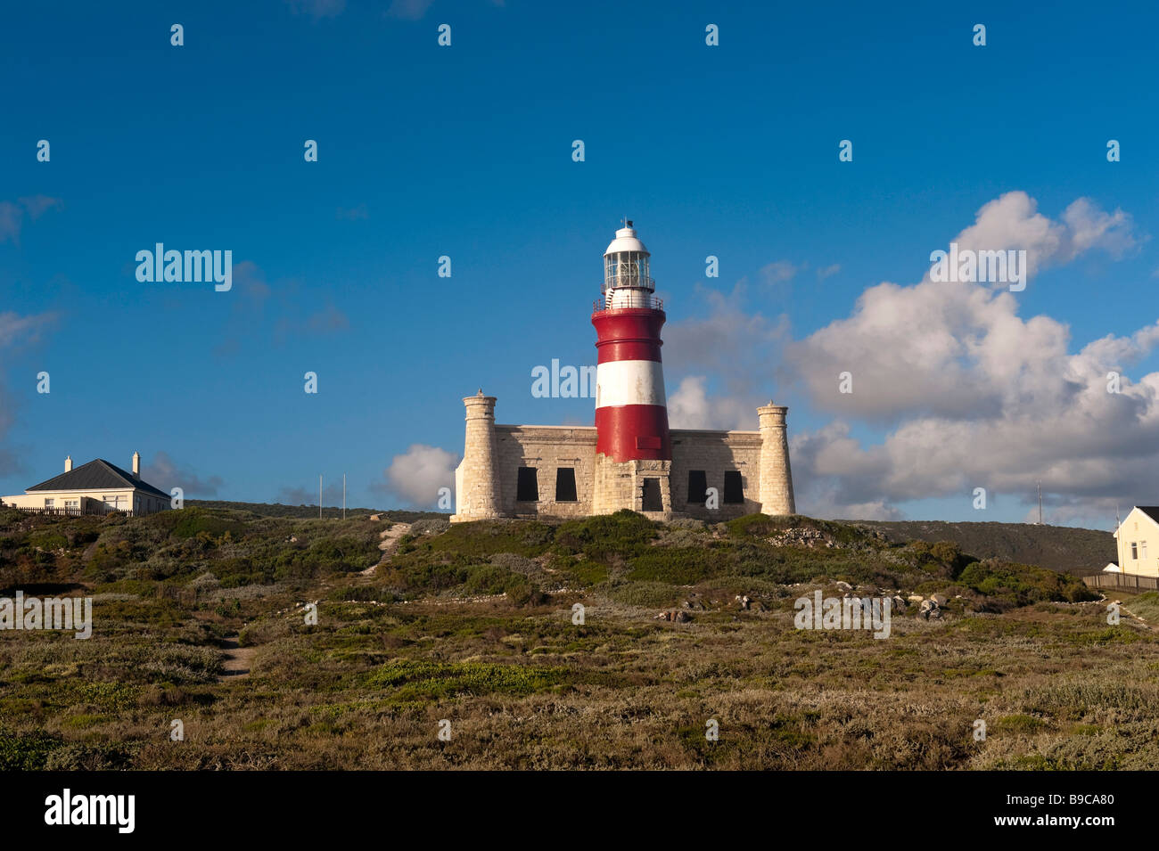 Cap Agulhas Afrique du Sud cap Agulhas est le point le plus au sud de l'Afrique Banque D'Images