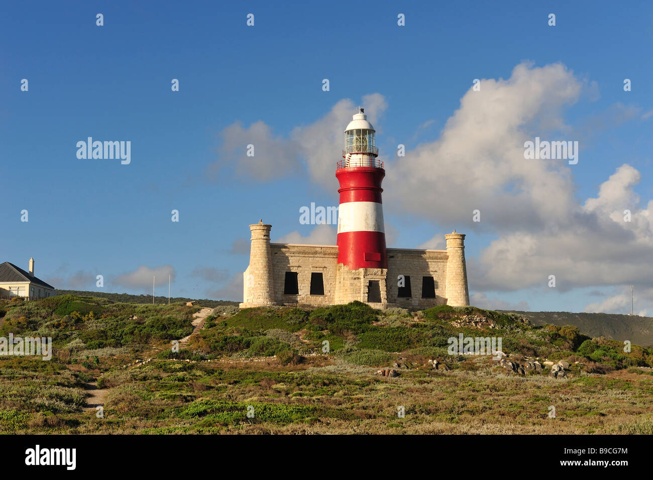 Cap Agulhas Afrique du Sud cap Agulhas est le point le plus au sud de l'Afrique Banque D'Images