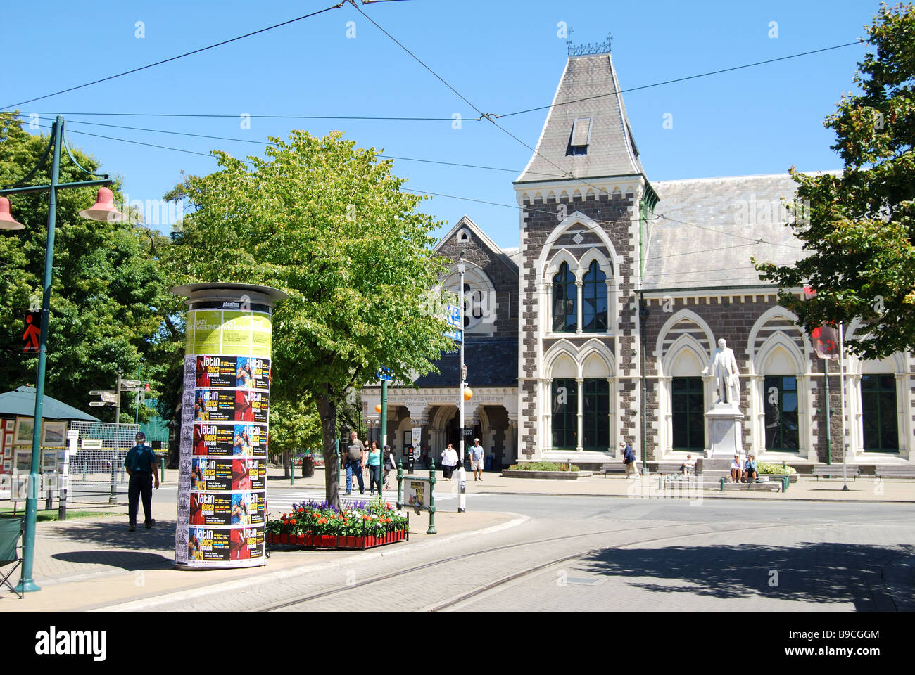 Musée de Canterbury de Worcester Boulevard, Christchurch, Canterbury, île du Sud, Nouvelle-Zélande Banque D'Images