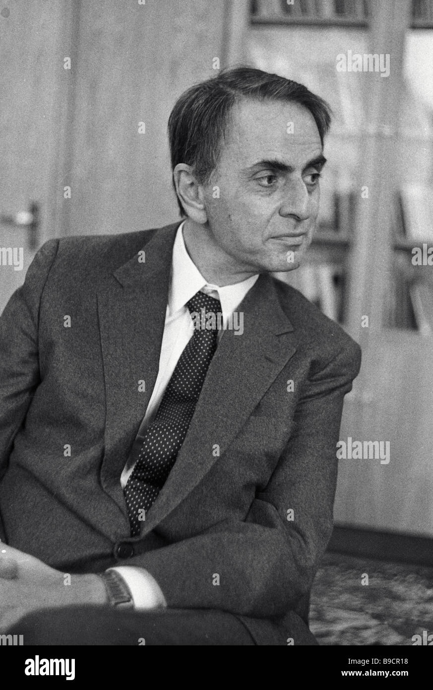 L'astronome américain Carl Sagan Photo Stock - Alamy