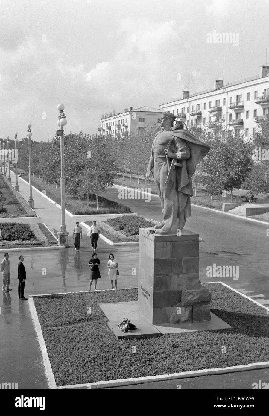 Un monument à l'inconnu de Novorossisk marin Banque D'Images