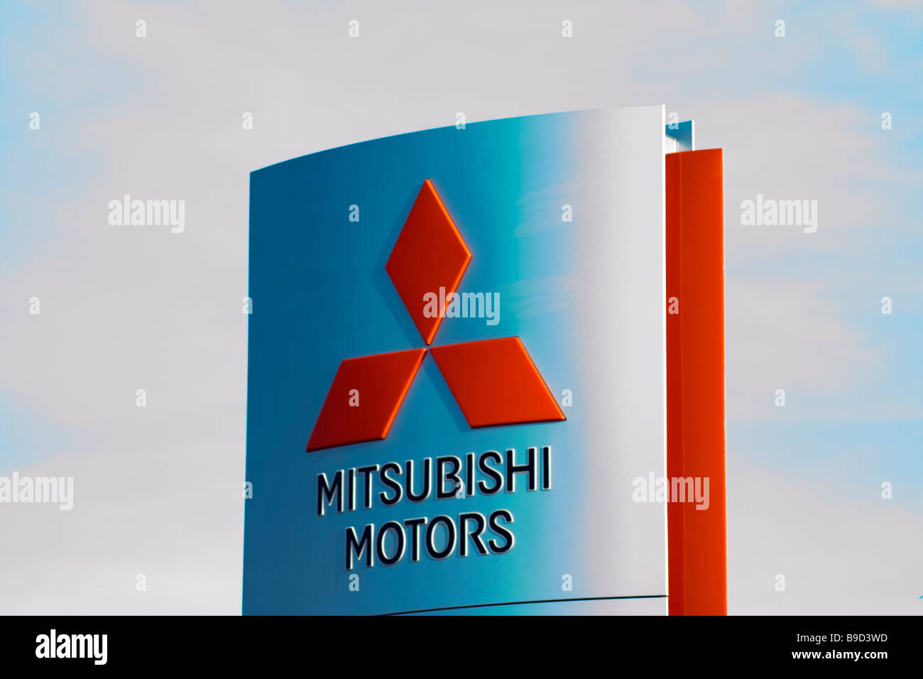 Signe de Mitsubishi Banque D'Images