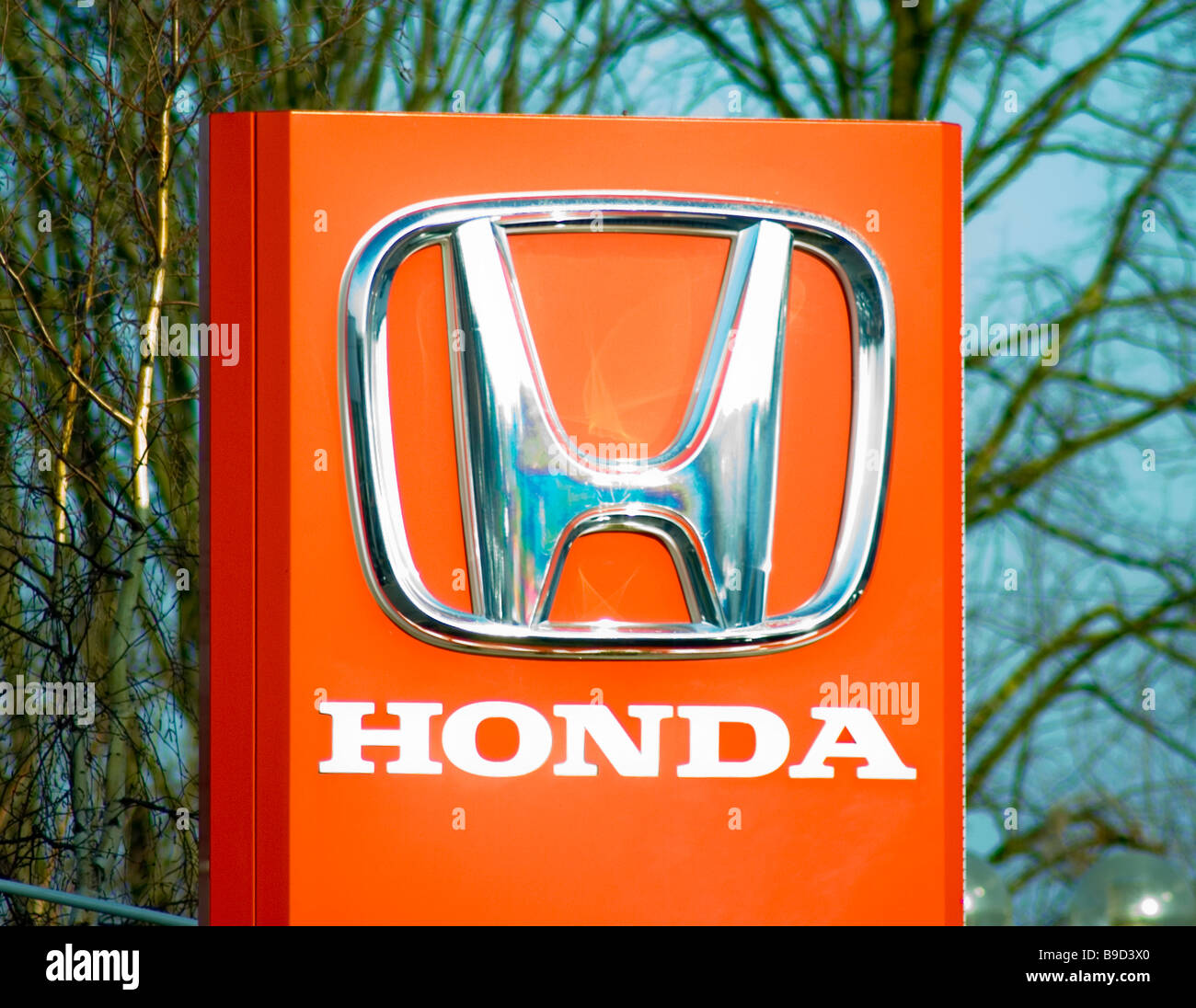 Honda signe Banque D'Images