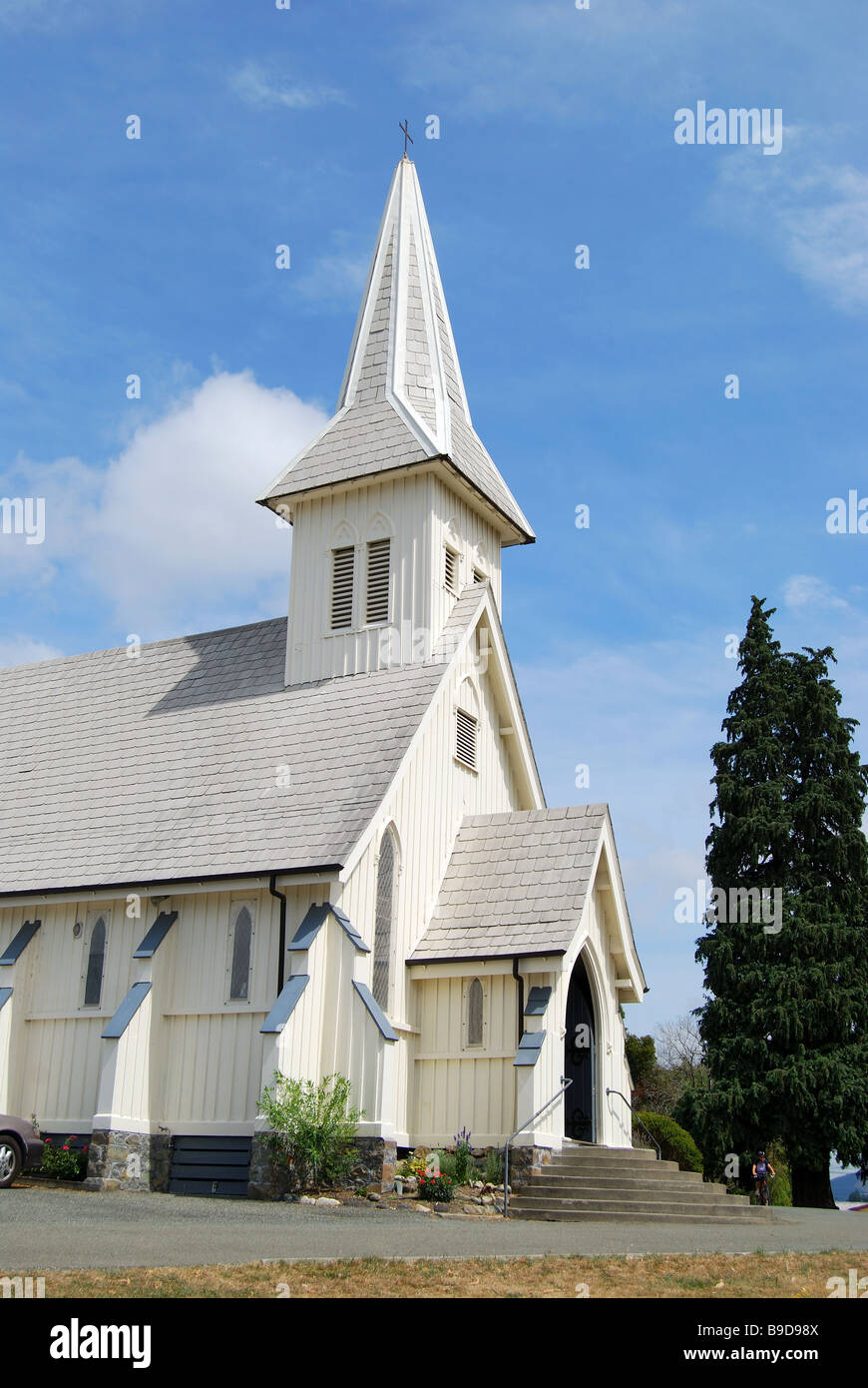L'Église catholique Holy Trinity, Richmond, Tasman, île du Sud, Nouvelle-Zélande Banque D'Images