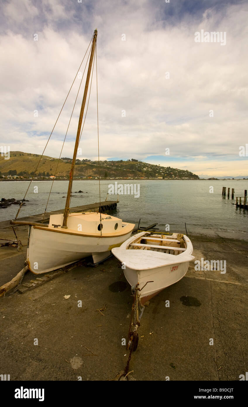 Vieux bateaux sur cale Banque D'Images