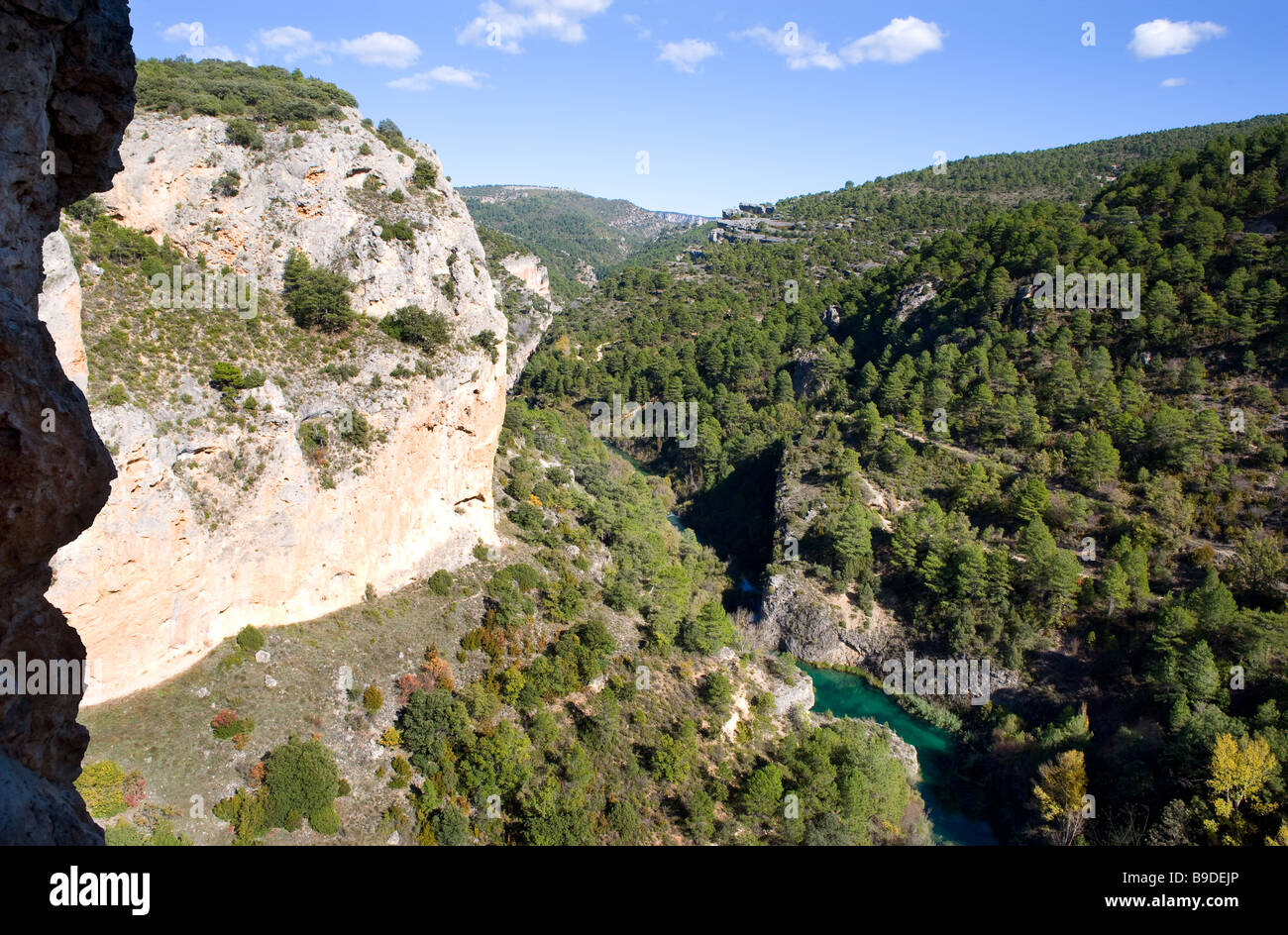 L'Espagne, la nature, l'environnement, l'eau, Cuenca, la Castille, La Mancha, Parc Naturel Banque D'Images