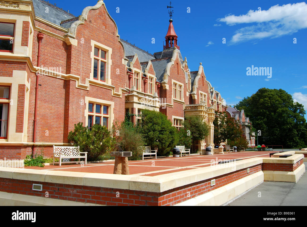 Ivey Memorial Hall, Lincoln University, Lincoln, District de Selwyn, Canterbury, île du Sud, Nouvelle-Zélande Banque D'Images