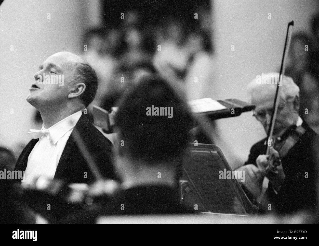 Pianiste de renommée mondiale, Svyatoslav soviétique Richter Banque D'Images