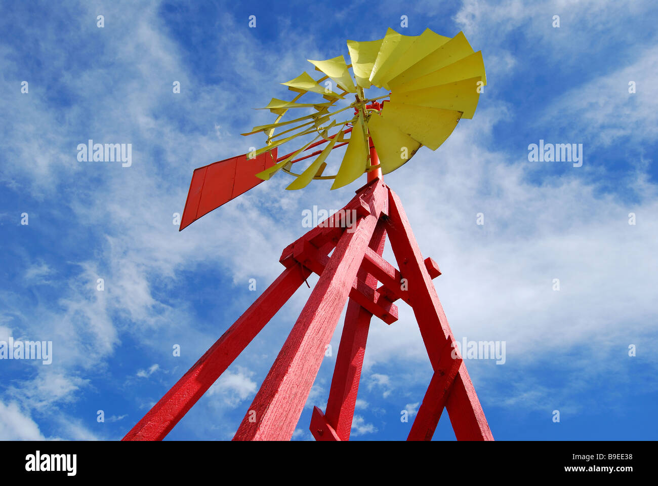 Rouleau de Riccarton moulin à farine, Riccarton Road, Riccarton, Christchurch, Canterbury, Nouvelle-Zélande Banque D'Images