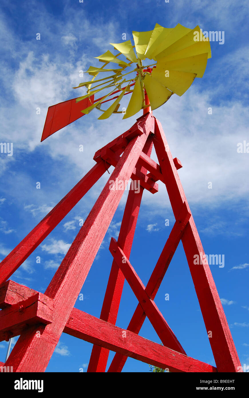 Rouleau de Riccarton moulin à farine, Riccarton Road, Riccarton, Christchurch, Canterbury, Nouvelle-Zélande Banque D'Images