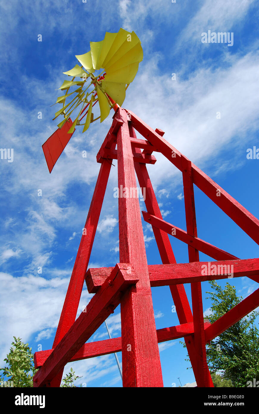 Rouleau de Riccarton moulin à farine, Riccarton Road, Riccarton, Christchurch, Canterbury, Nouvelle-Zélande Banque D'Images