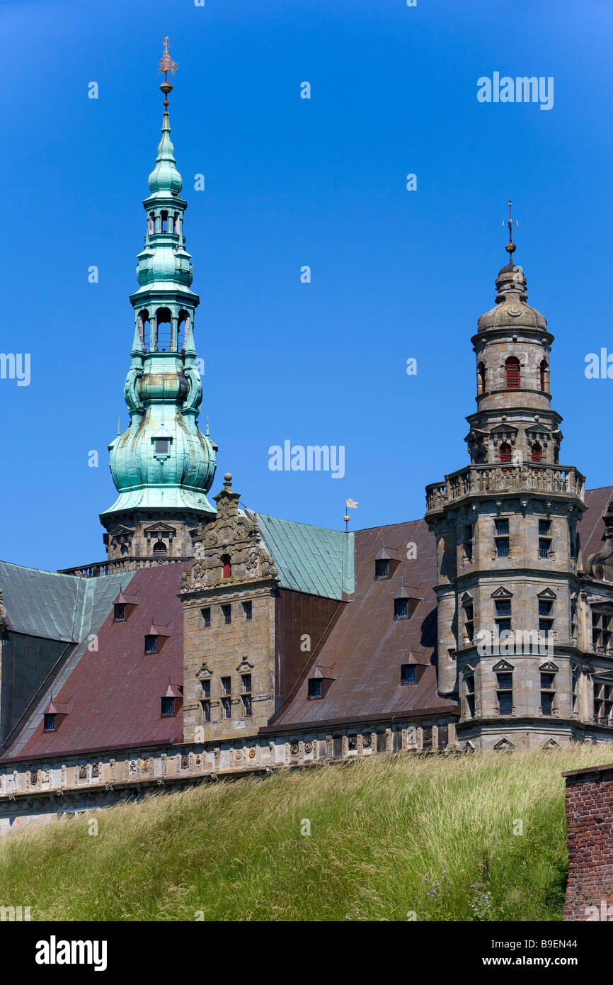 Le château de Kronborg Helsingør Nouvelle-Zélande Danemark Banque D'Images