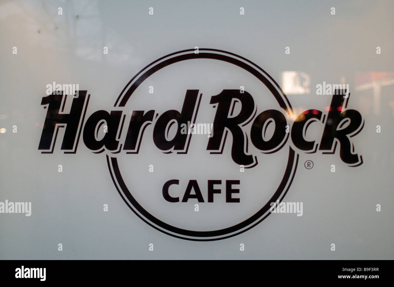 Logo de Hard Rock Cafe Banque D'Images