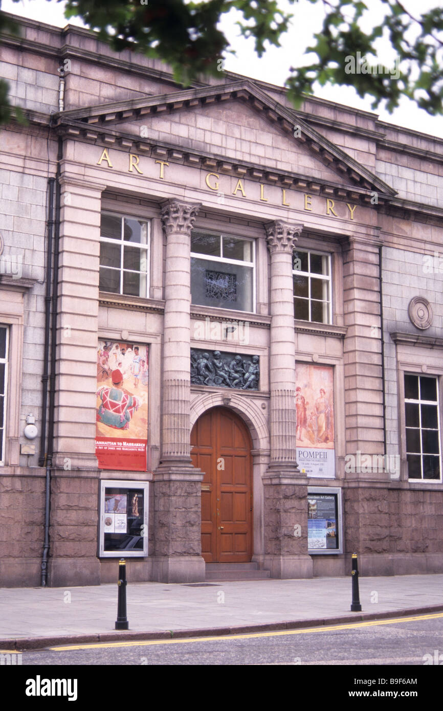 Aberdeen Art Gallery, Ecosse, Royaume-Uni Banque D'Images