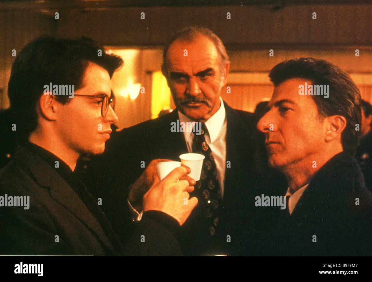 Entreprise familiale 1989 Palace de gauche film avec Matthew Broderick, Sean Connery et Dustin Hoffman Banque D'Images
