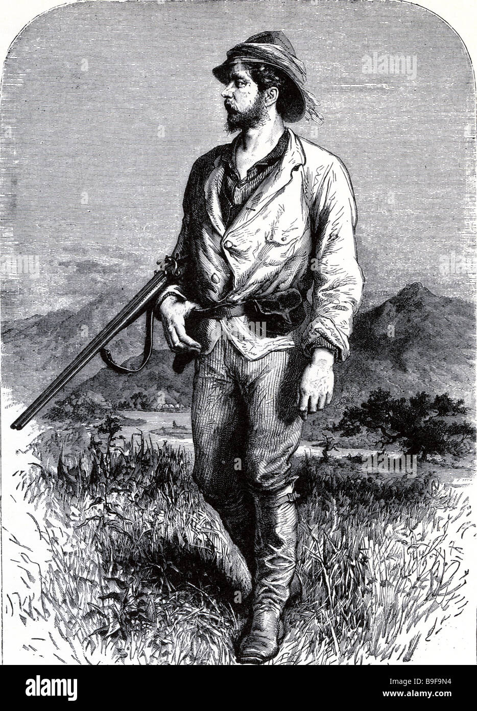 HENRY MORTON STANLEY l'explorateur anglo-américaine et journaliste qui a trouvé David Livingstone Banque D'Images