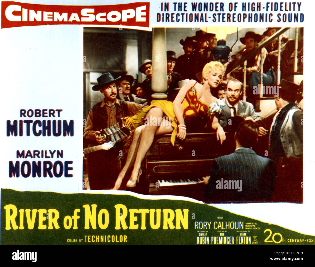 River no return movie poster Banque de photographies et d’images à ...