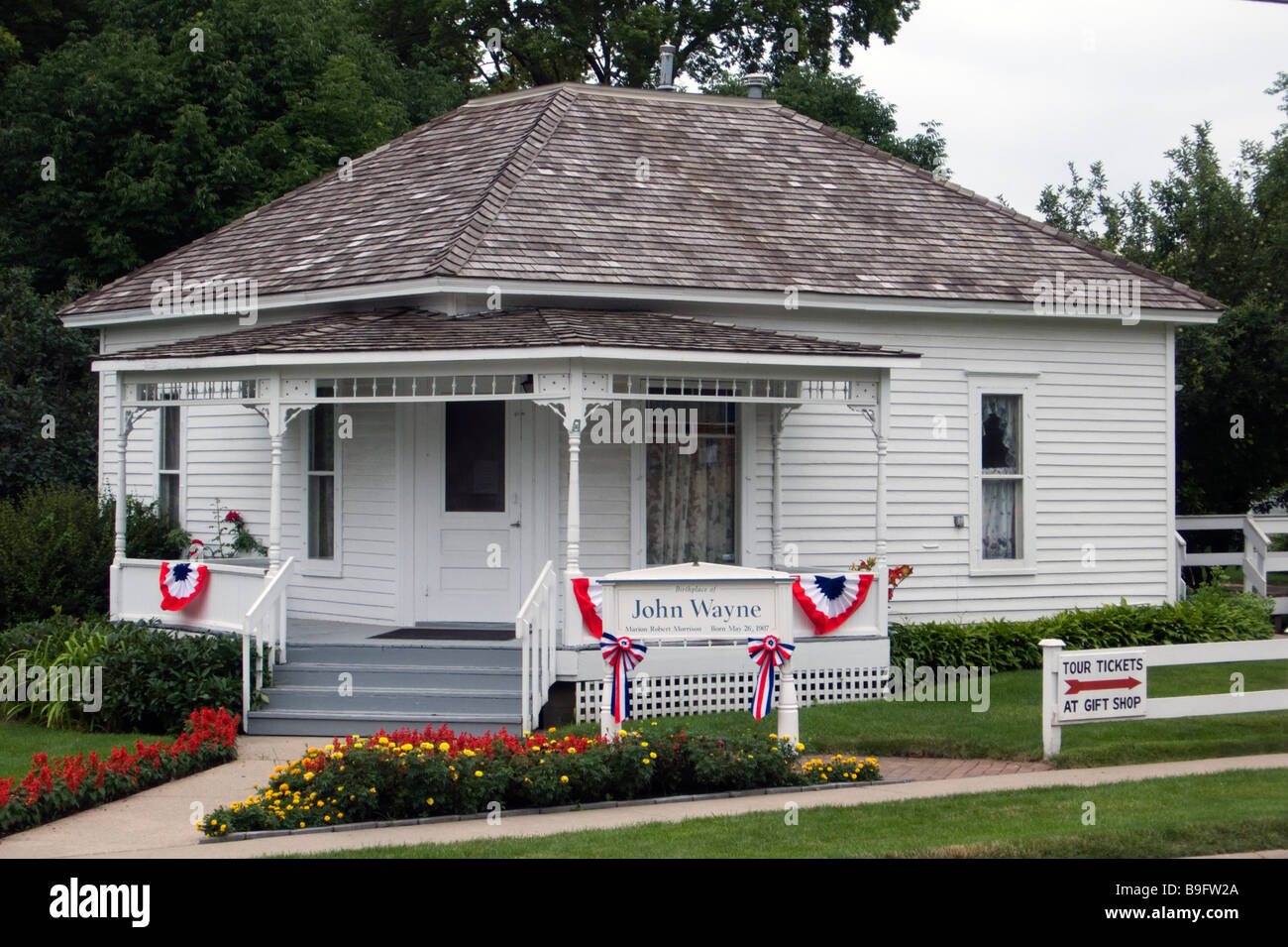 Maison de naissance de John Wayne Winterset Iowa USA Banque D'Images