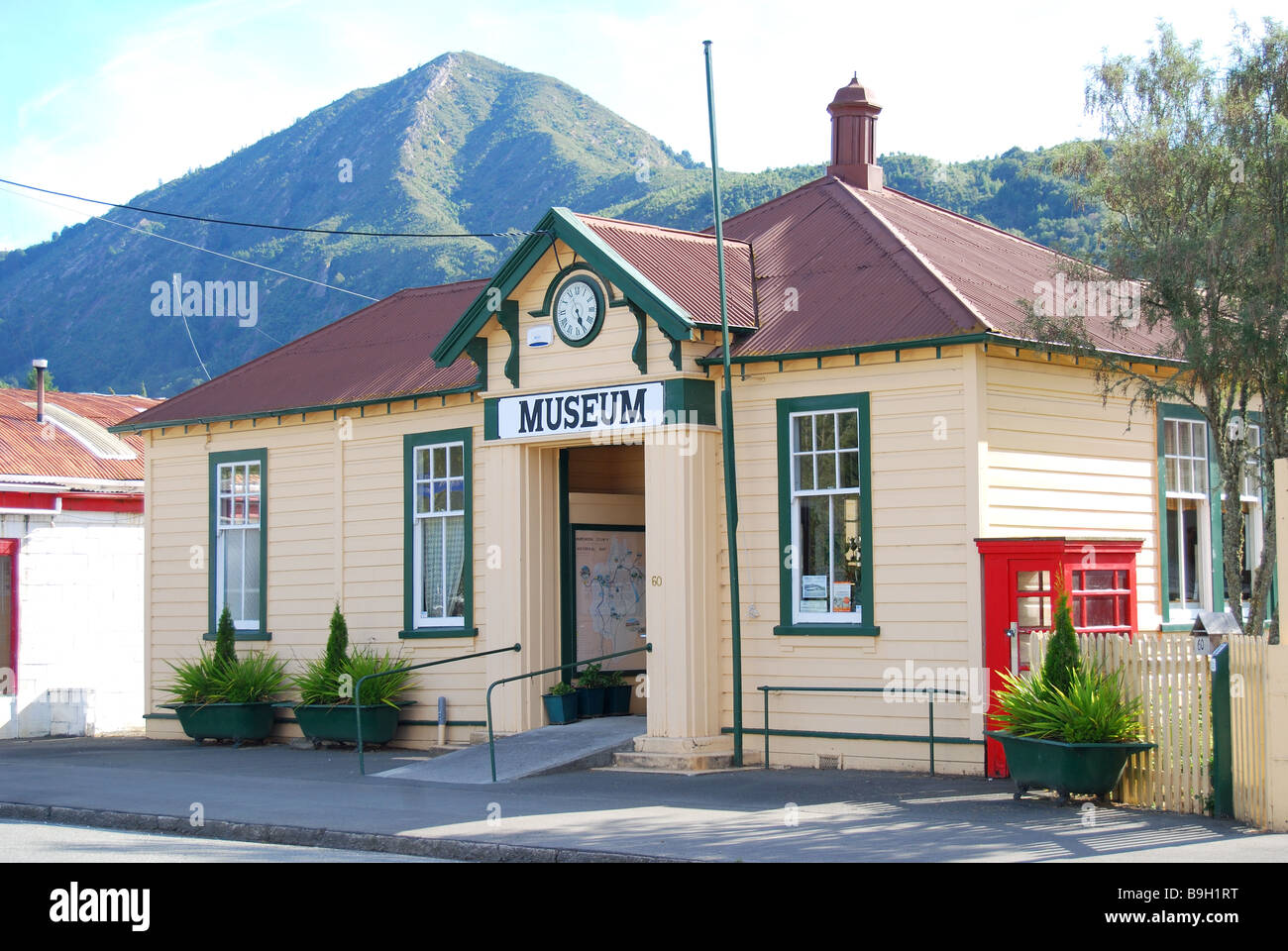 Murchison District Historical Museum, Fairfax Street, Murchison, Tasman, île du Sud, Nouvelle-Zélande Banque D'Images