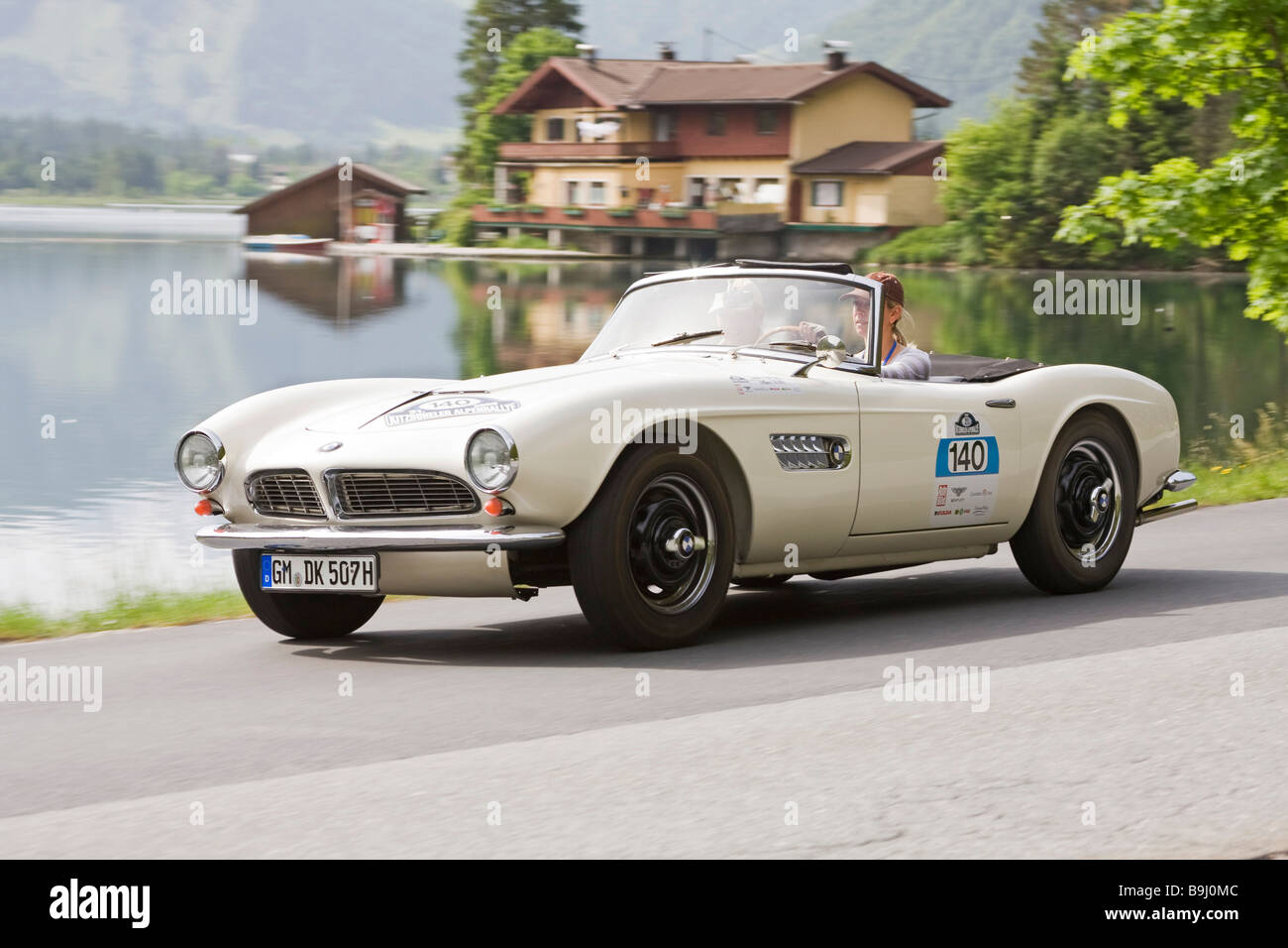 BMW 507 construit en 1955, Alpes de Kitzbühel, Autriche 2008 Ralley, Europe Banque D'Images