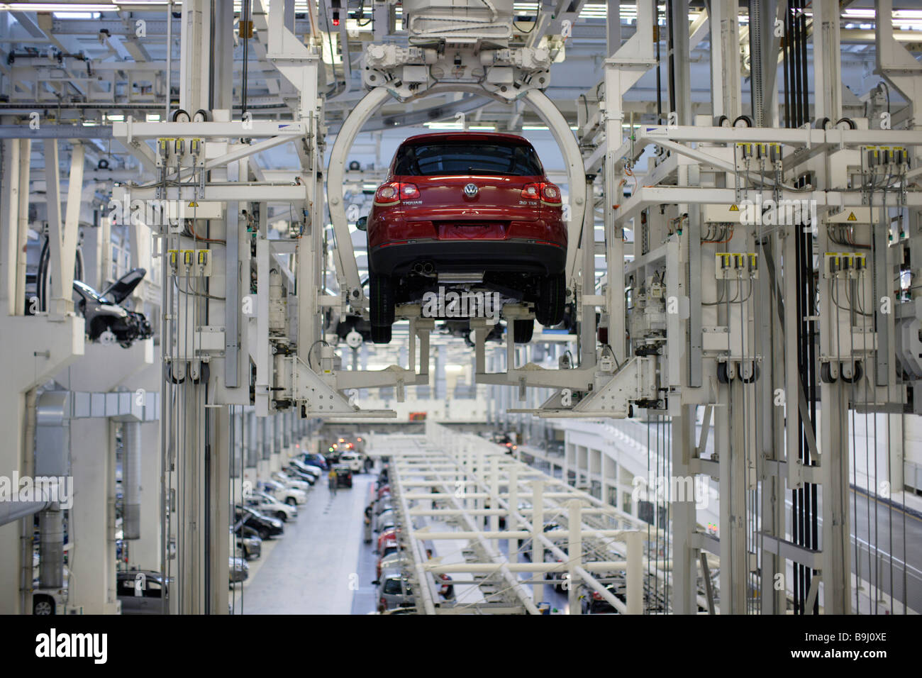 La production, l'usine VW Tiguan Banque D'Images