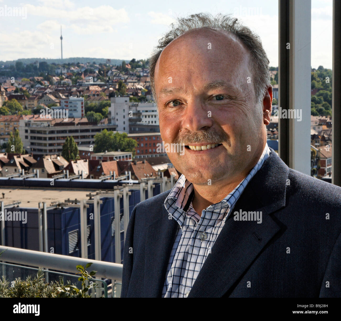 Peter Boudgoust, Directeur de câbles en acier, Suedwestrundfunk, Stuttgart, Bade-Wurtemberg, Allemagne, Europe Banque D'Images