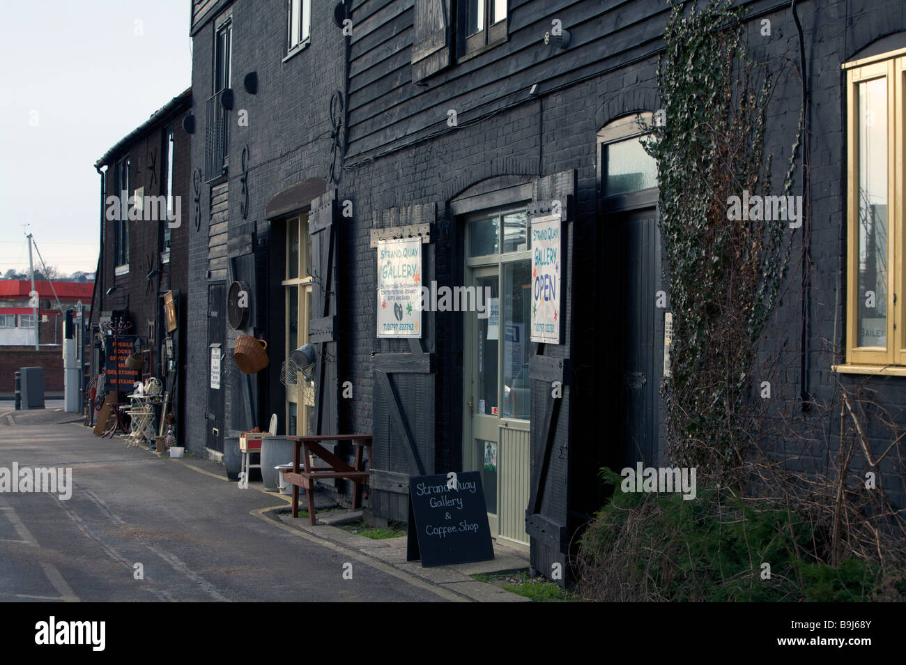 Boutiques dans le village de Rye, East Sussex Banque D'Images