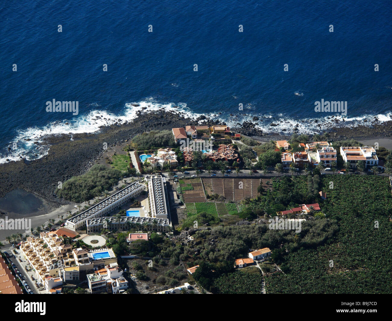 La Puntilla dans Valle Gran Rey, La Gomera, Canaries, Canaries, Espagne, Europe Banque D'Images