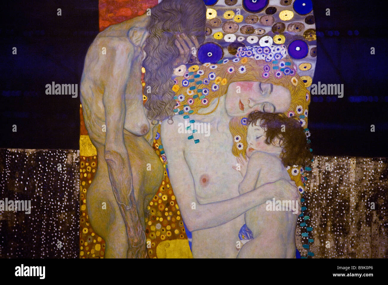 Les trois âges de la femme, Gustav Klimt, 1905 Banque D'Images