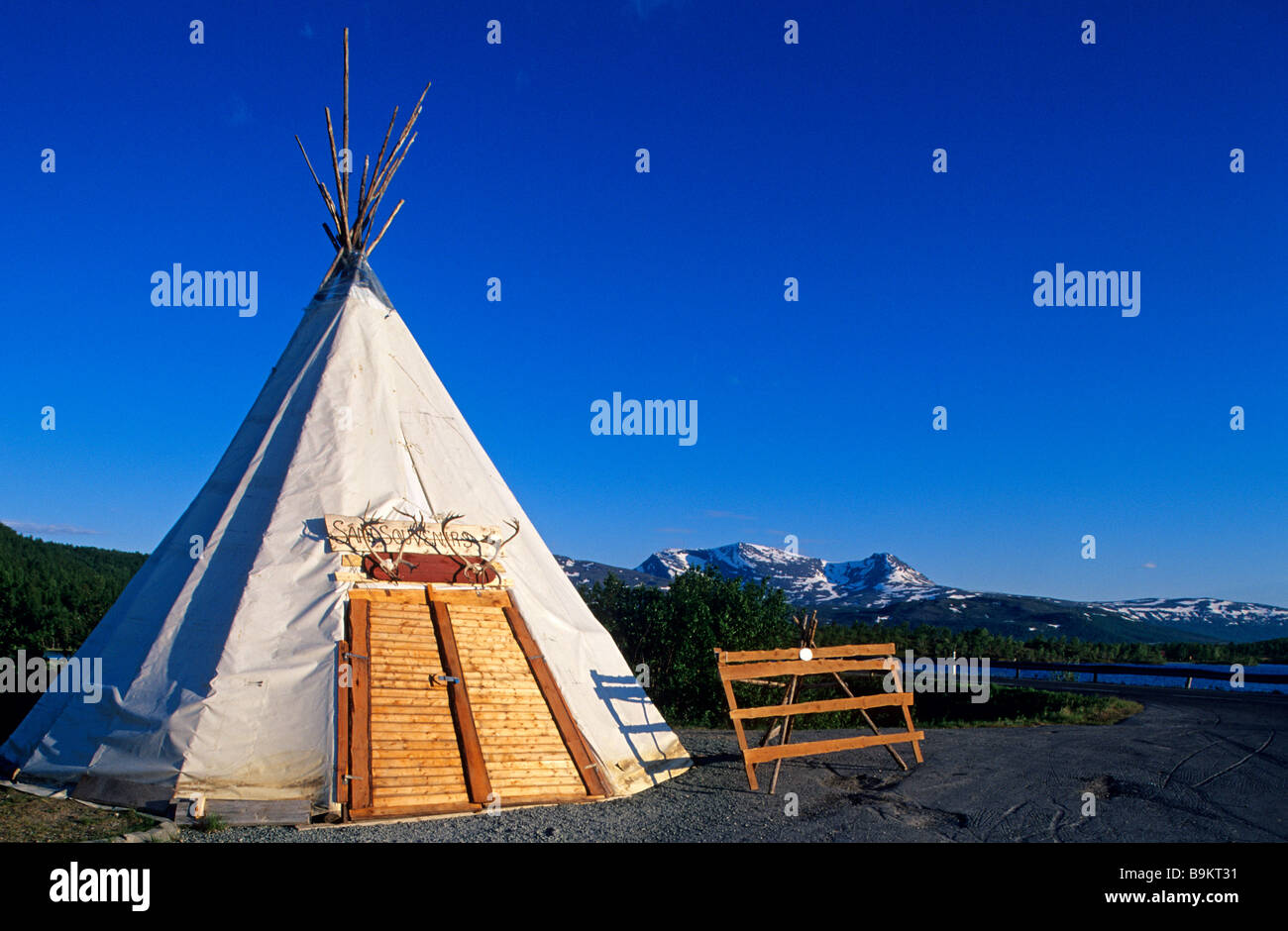 La Norvège, Laponie, Lapp souvenirs shop (SAMI) Banque D'Images La Norvège, Laponie, Lapp souvenirs shop (SAMI) Banque D'Images
