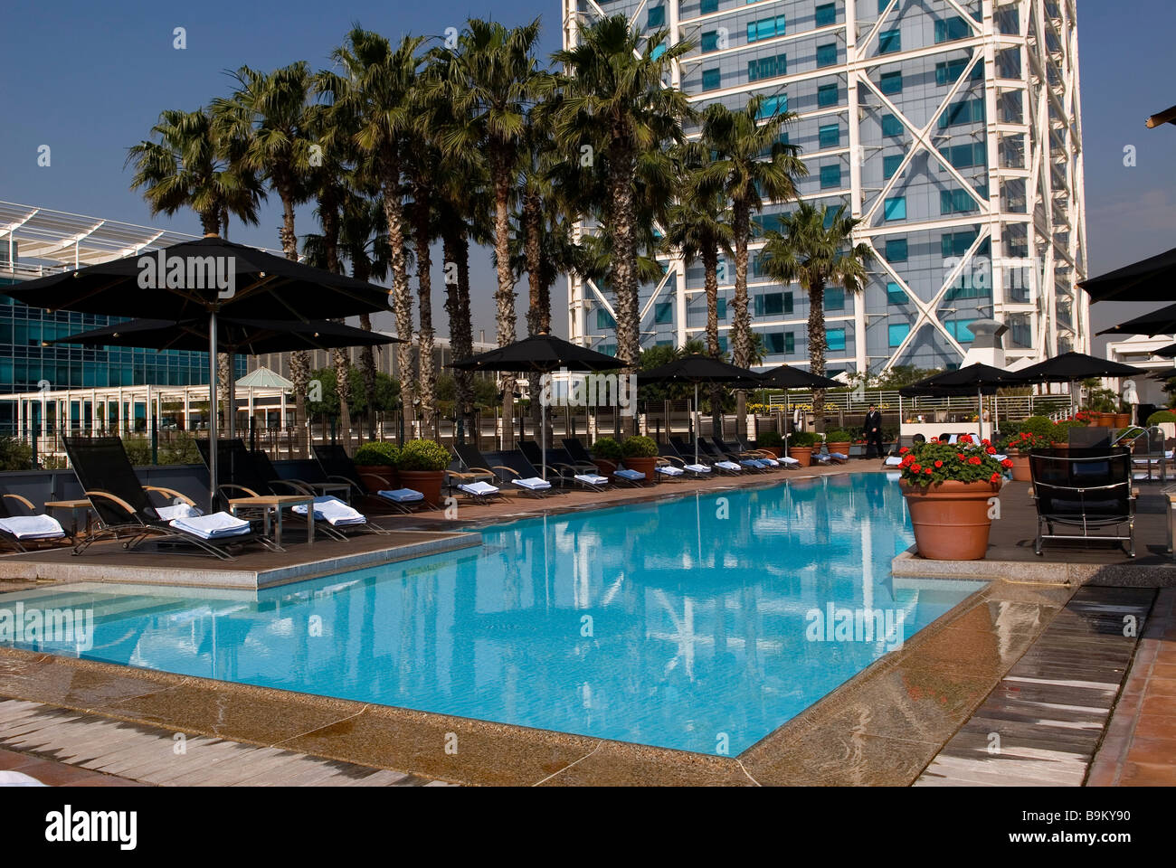 Espagne Catalogne Barcelone Lhôtel Arts Piscine Près
