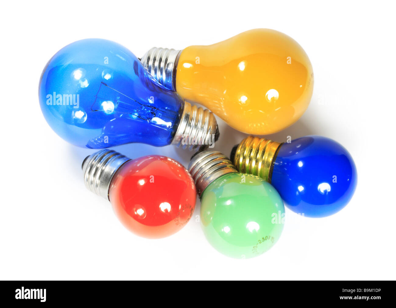 Ampoules électriques panaché Banque D'Images