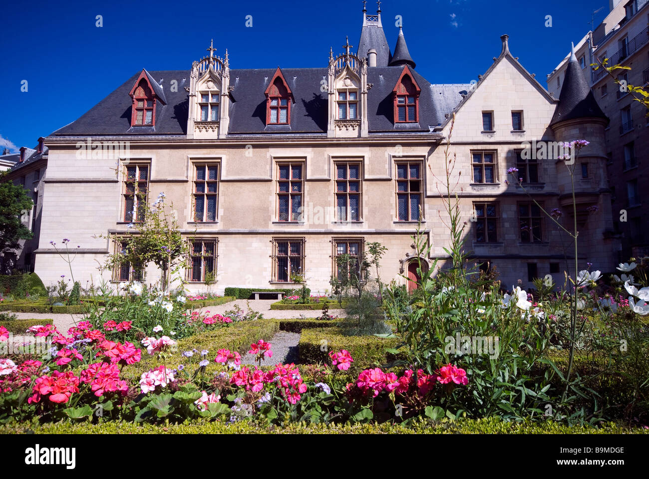 France, Paris, l'hôtel de Sens (hôtel particulier), siège de la Bibliothèque Forney dans le quartier du Marais Banque D'Images