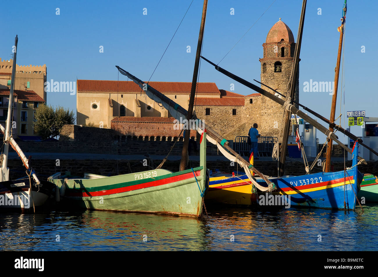 France, Pyrénées Orientales, Collioure, Notre Dame des Anges Banque D'Images