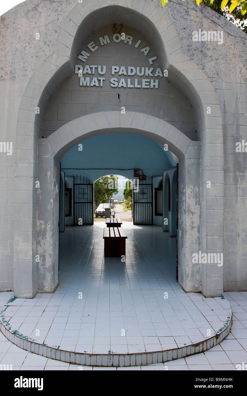 Le Mat Salleh Memorial Centre près de Kg Tibabar Tambunan Sabah Malaisie Banque D'Images