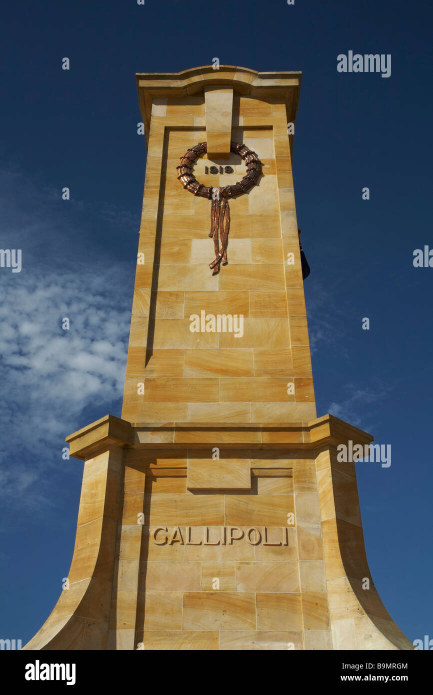 Fremantle War Memorial Commémoration de la campagne de Gallipoli de WW 1 Banque D'Images