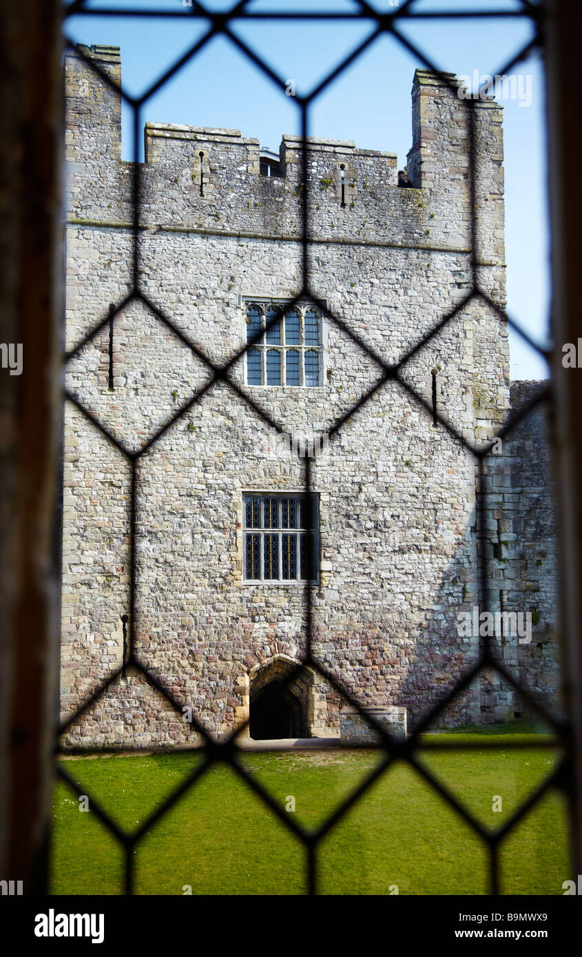 Le Château de Chepstow, Gwent, au Pays de Galles, Royaume-Uni Banque D'Images