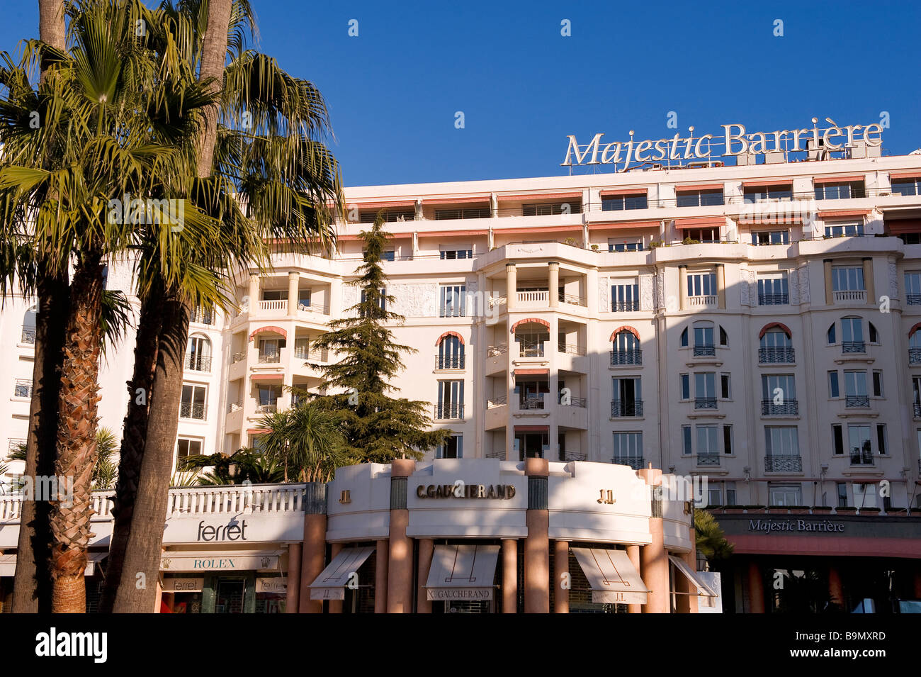 France, Alpes Maritimes, Cannes, 4 star hotel Majestic Barriere Photo Stock  - Alamy