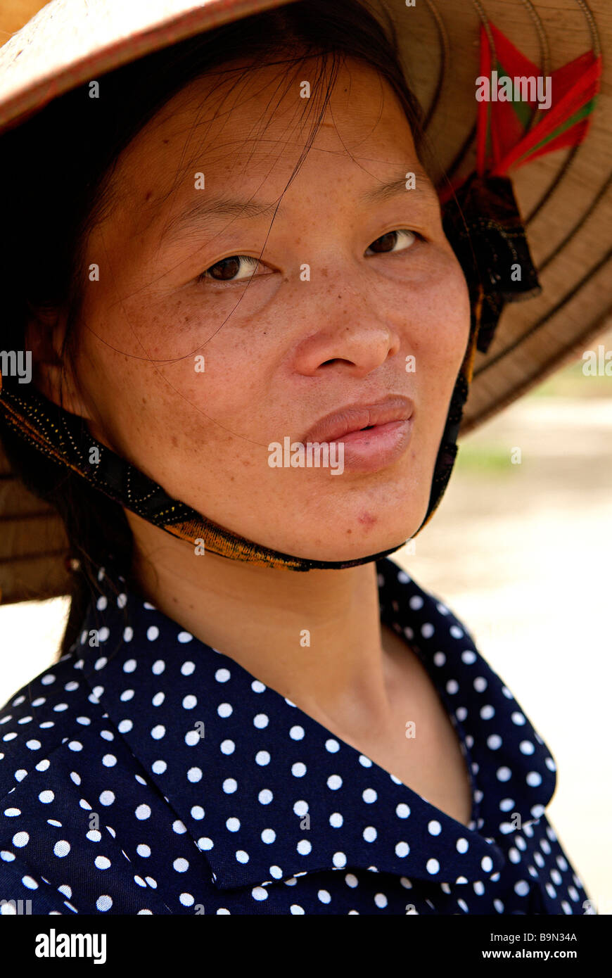 Le Vietnam. Ninh Binh, Kenh Ga Banque D'Images