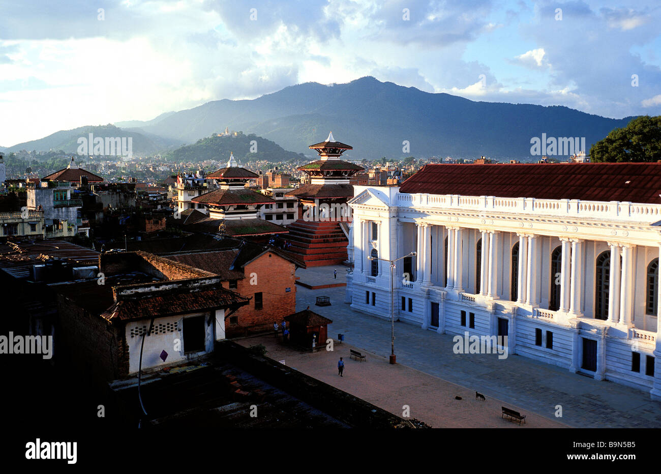 Au Népal, la vallée de Katmandou, classée au Patrimoine Mondial par l'UNESCO, Kathmandou, Durbar Square Banque D'Images
