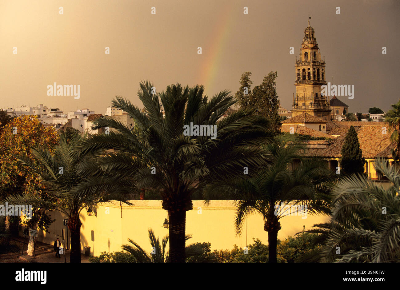 Espagne, Andalousie, Cordoue, partie historique classé au Patrimoine Mondial par l'UNESCO, la cathédrale de Cordoue (la Mezquita), un ancien Banque D'Images