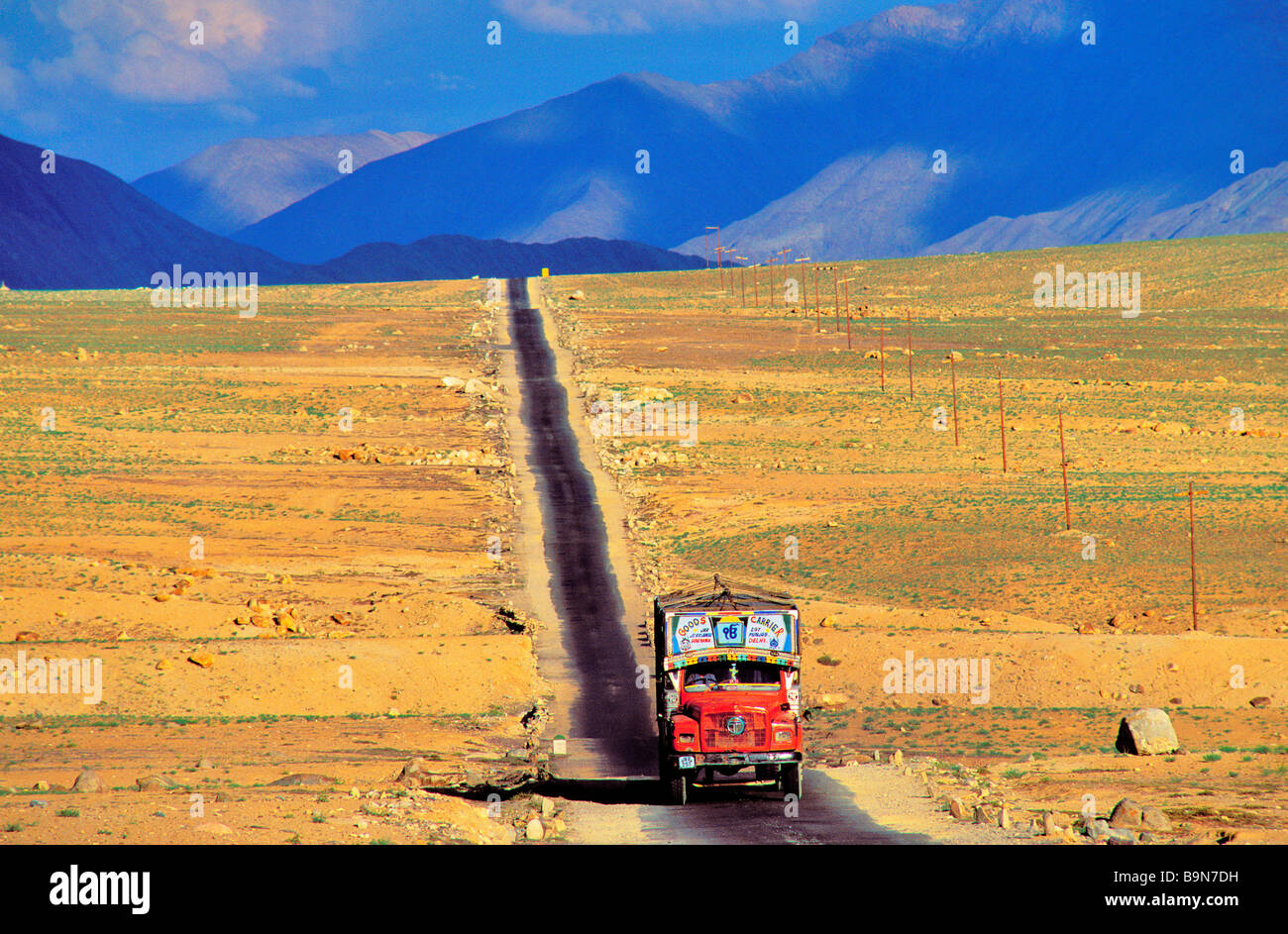 L'Inde, le Jammu-et-Cachemire, Ladakh, Route de l'Himalaya entre Leh et Srinagar Banque D'Images