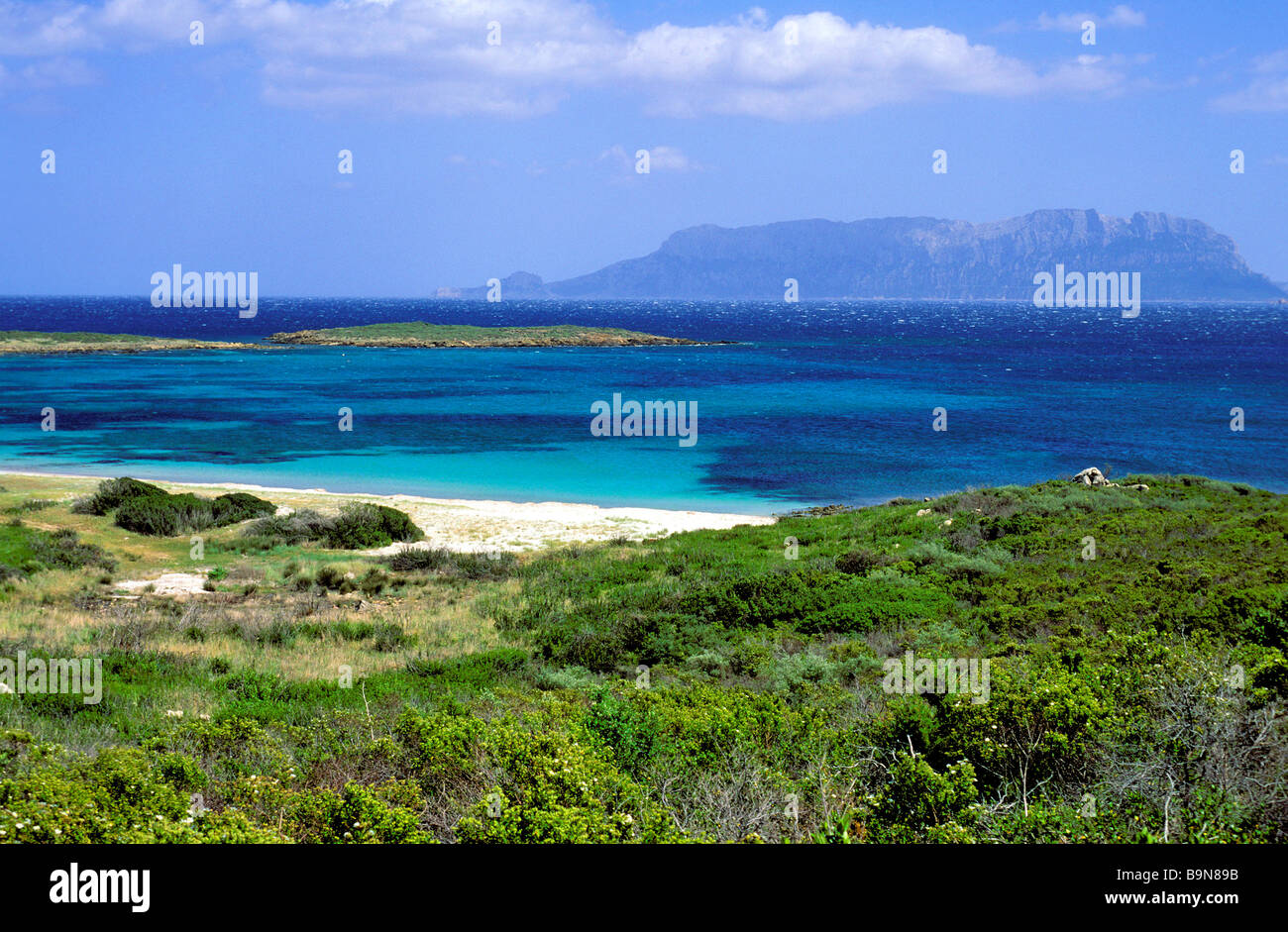 Italie, Sardaigne, Olbia, Golfo Aranci province Tempo Banque D'Images