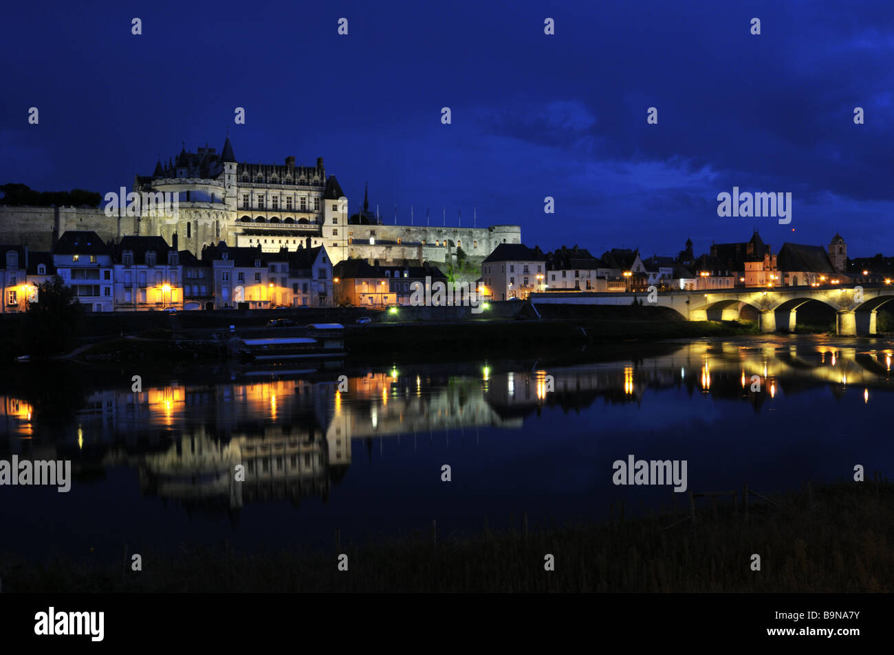 Amboise château de Loire, France Banque D'Images