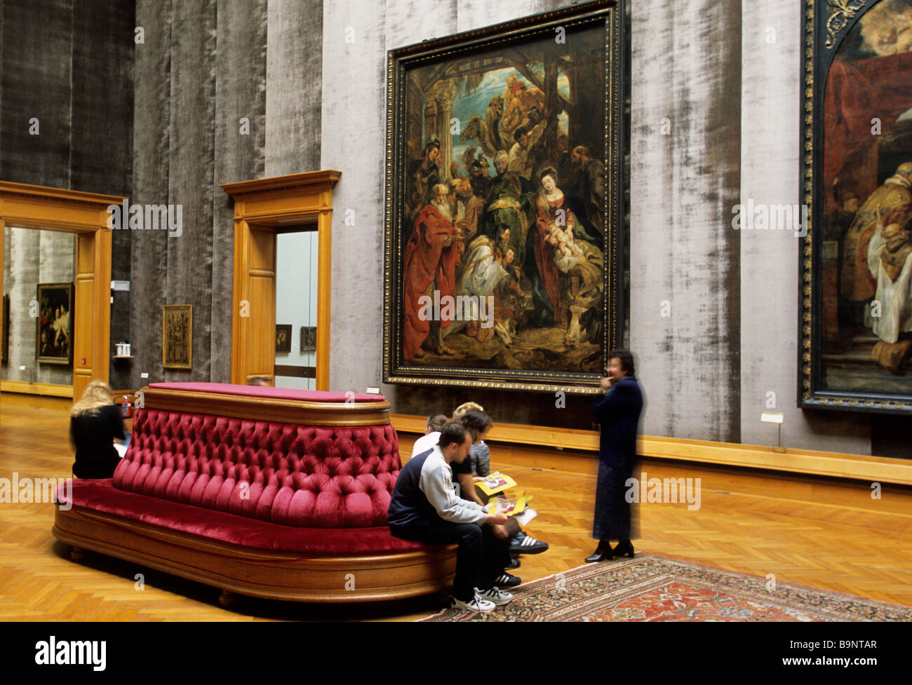Belgique, Flandre, Anvers, Musée des beaux-arts Banque D'Images