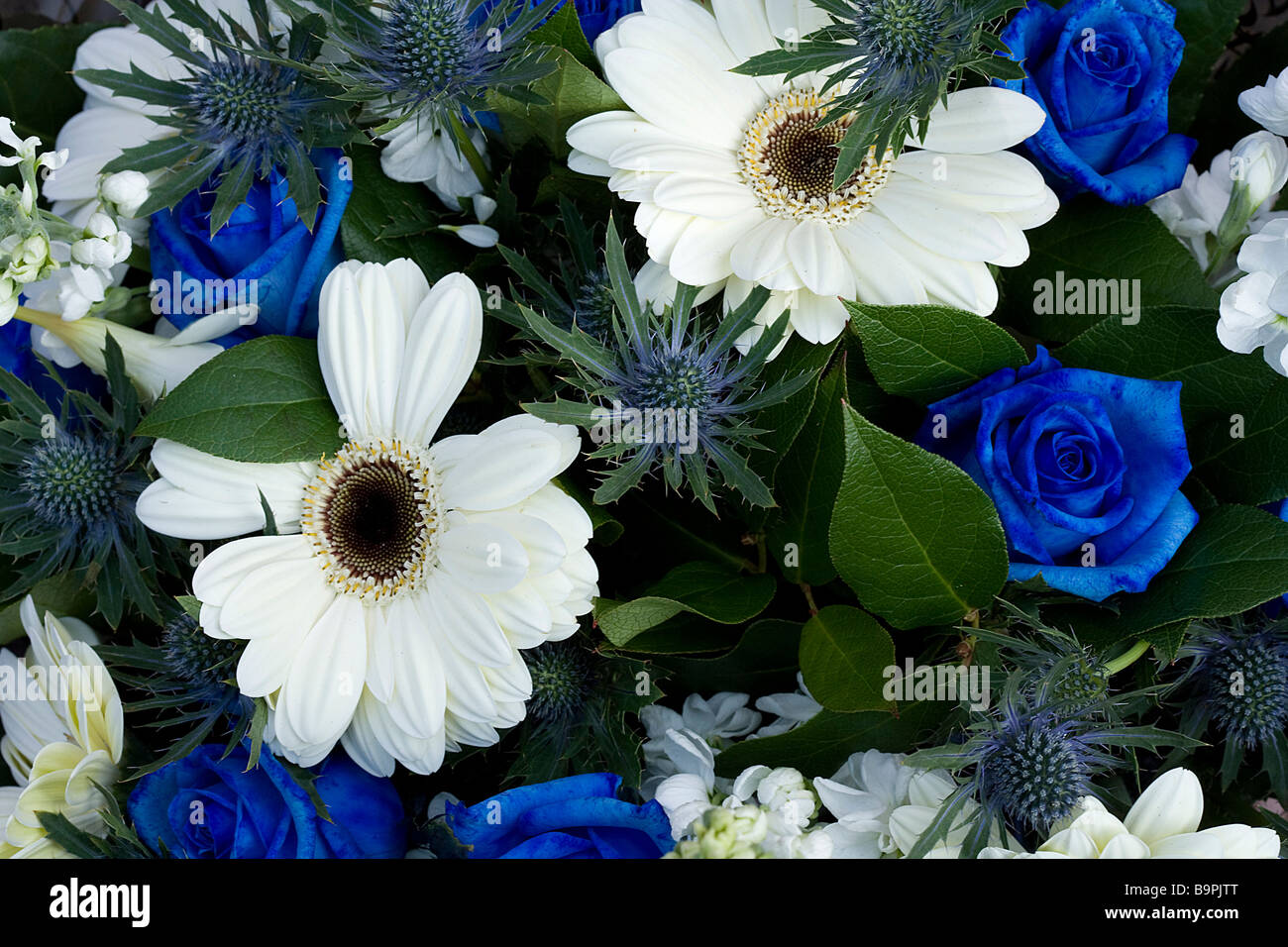 Bouquets de mariage fleurs Banque D'Images