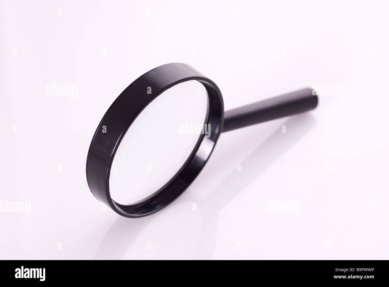 Loupe isolé sur fond blanc Banque D'Images