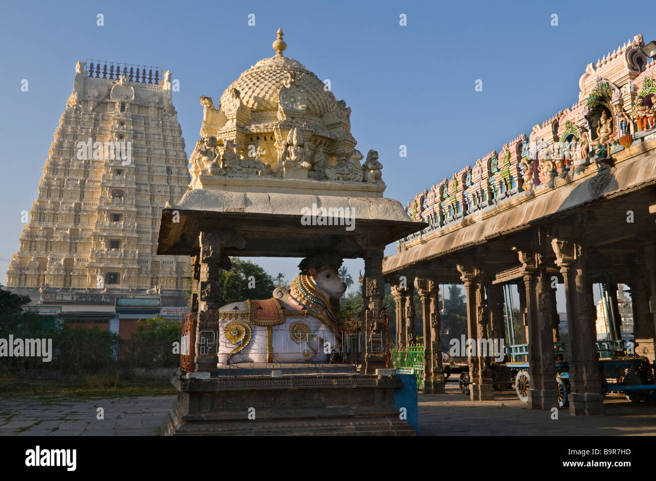 Temple Ekambareshwara Tamil Nadu Inde Kanchipuram Banque D'Images